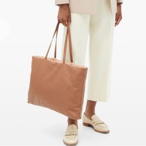 Mansur Gavriel Pillow Reversible Lambskin Leather Tote